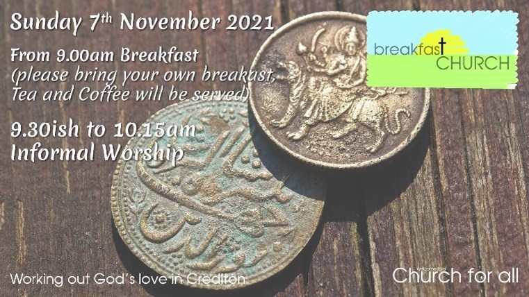 November 2021 Breakfast Church